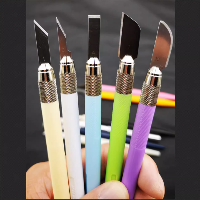 Factory Selling Precision Carving Art Knife Hobby Knife Engraving Craft Knife With Various Mini Blades