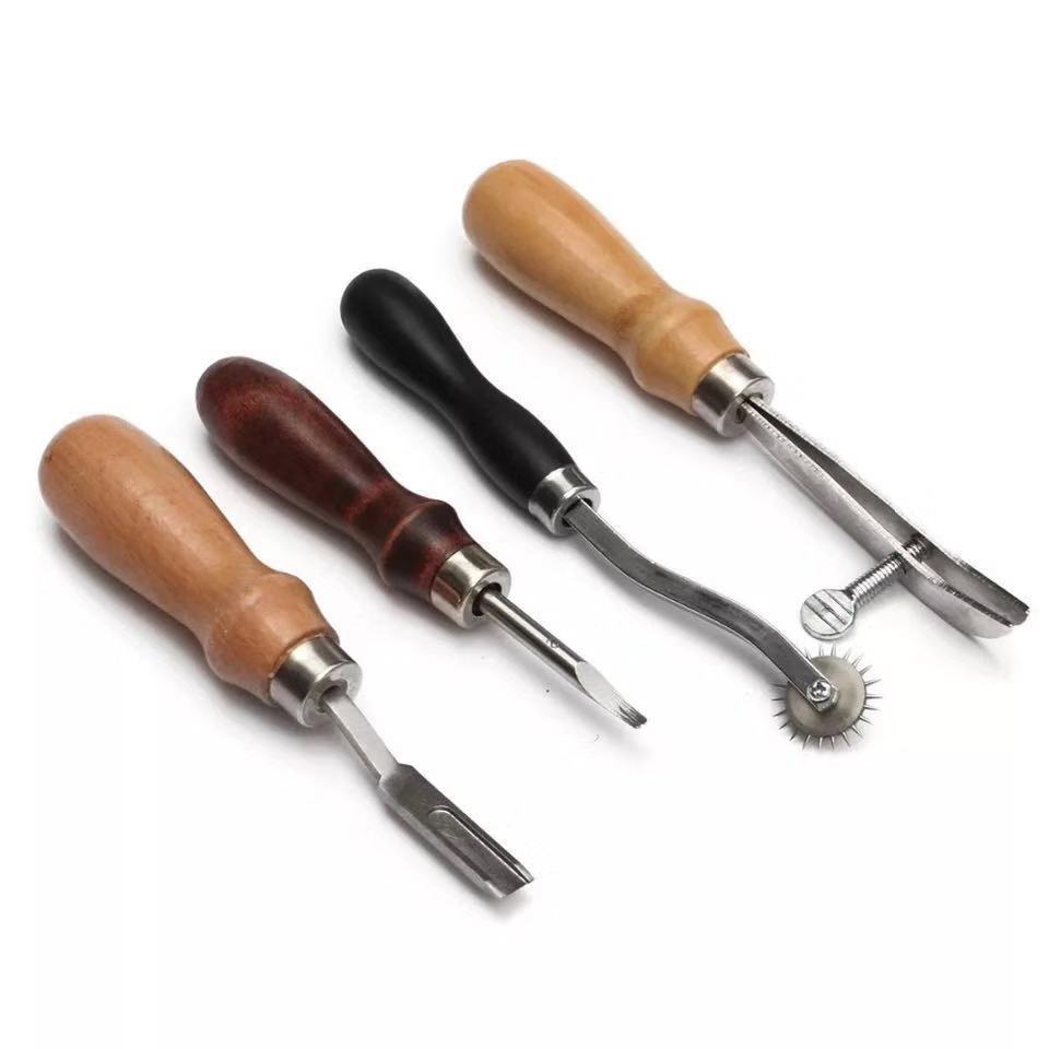 DIY Handmade Leather Craft Sewing Punch Working Tool Set Leather Tools Craft Sets