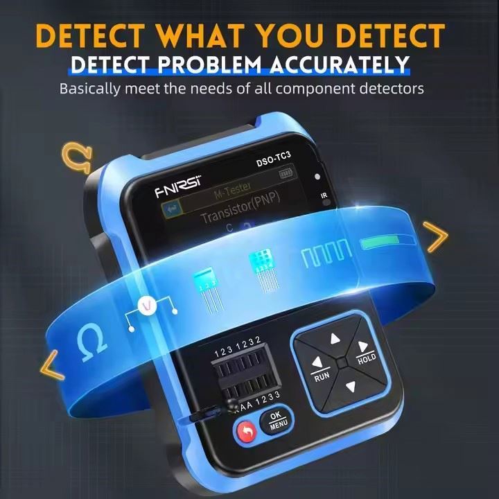 DSO-TC3 Digital Oscilloscope Dual Channel 100mhz Bandwidth Handheld Economical Oscilloscope