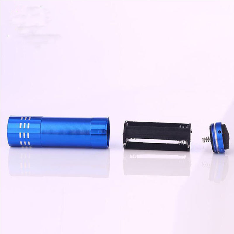 Promotion 9LED UV Portable Mini Gift AAA Dry Battery 30lm Money Check in stock Small Cheapest LED Flashlight