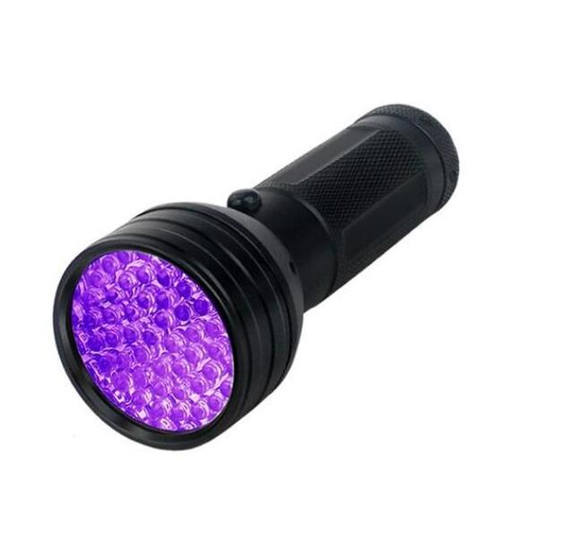 51 LED 395 nm UV Flashlights Ultraviolet Blacklight Pet Urine Detector for Dog Cat Urine, Dry Stains, Bed Bugs