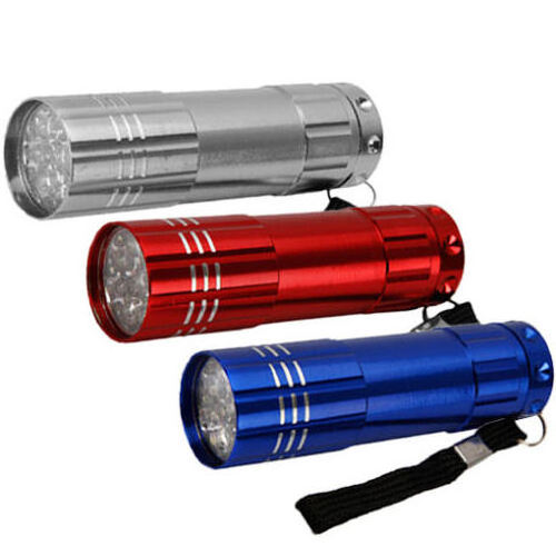 Promotion 9LED UV Portable Mini Gift AAA Dry Battery 30lm Money Check in stock Small Cheapest LED Flashlight