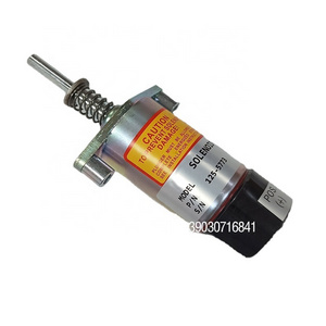 12V Fuel Shut Off Solenoid 125-5773 8C9986 for CAT 3204 3304 3406B 3306 3306B Engine 1255773 Excavator Spare Parts