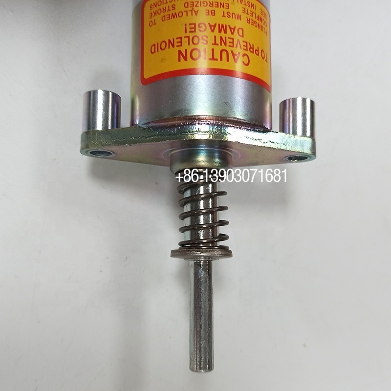 12V Fuel Shut Off Solenoid 125-5773 8C9986 for CAT 3204 3304 3406B 3306 3306B Engine 1255773 Excavator Spare Parts