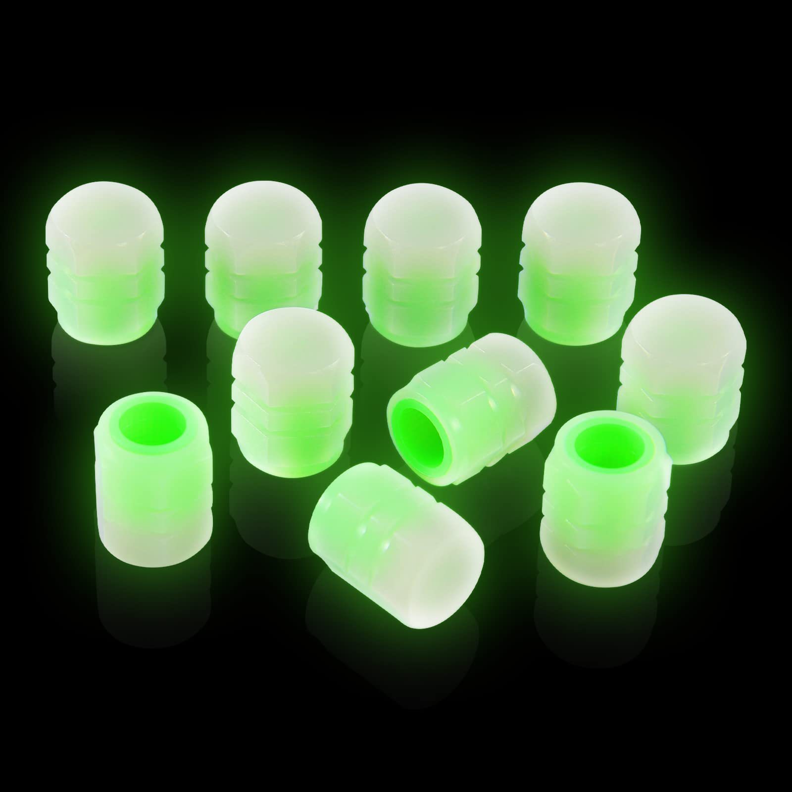 Universal Luminous Tire Valve Cover Car Wheel Hub Glowing Decorative Tire Air Cover For Motorcycle Tire Accessories