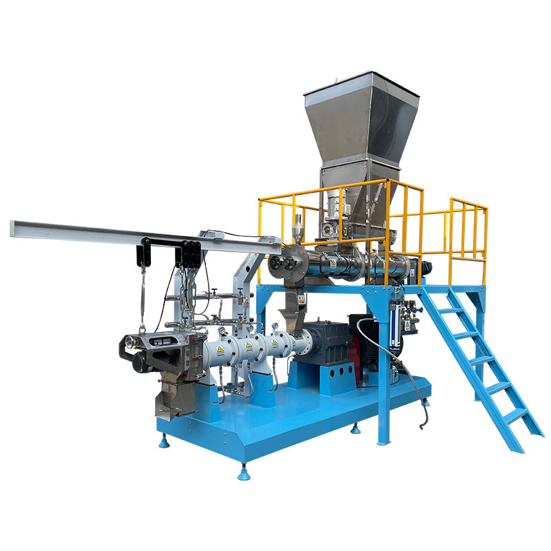 Floating feed extruder price Floating fish feed pellet machine pet food processing machines dog food machine