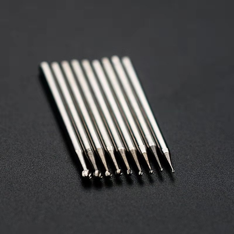 Cnc Cutting Tool carbide micro end mill 0.1 mm Small Diameter Milling Cutter Tungsten Carbide Bur Shank 2.35mm