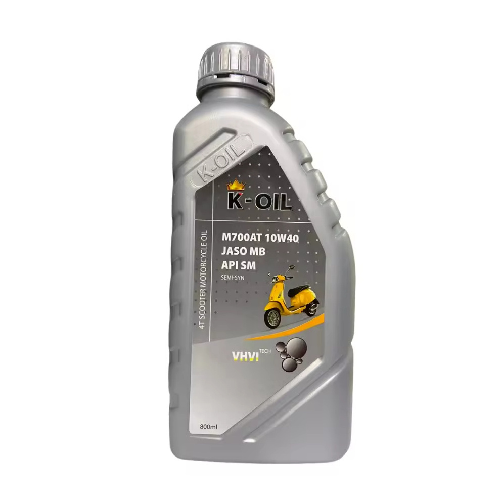 K-Oil M700 4AT oil API SM 10W-40 JASO MB  excellent protection OEM  motor oil low price for 4-stroke motorcycles made in Vietnam