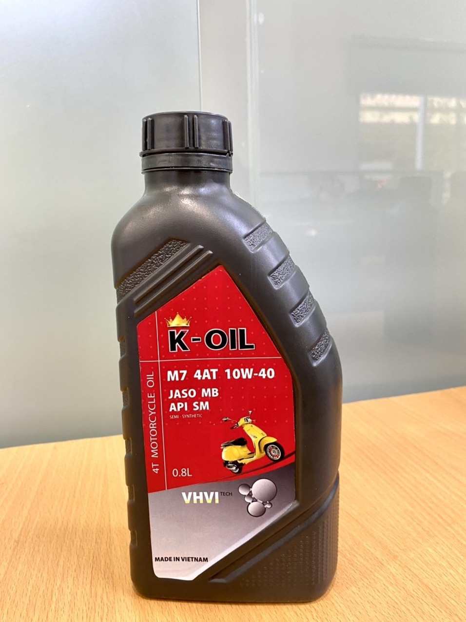 K-Oil M7 4AT motor oil  20W-40 API SM JASO MB OEM factory  semi synthetic motor oil best price Vietnam manufacturer