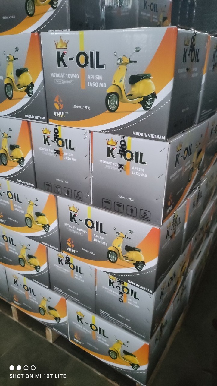 M700AT K-OIL motor oil JASO MB 20W-40 API SM longer engine life good performance semi synthetic motor oil cheap price