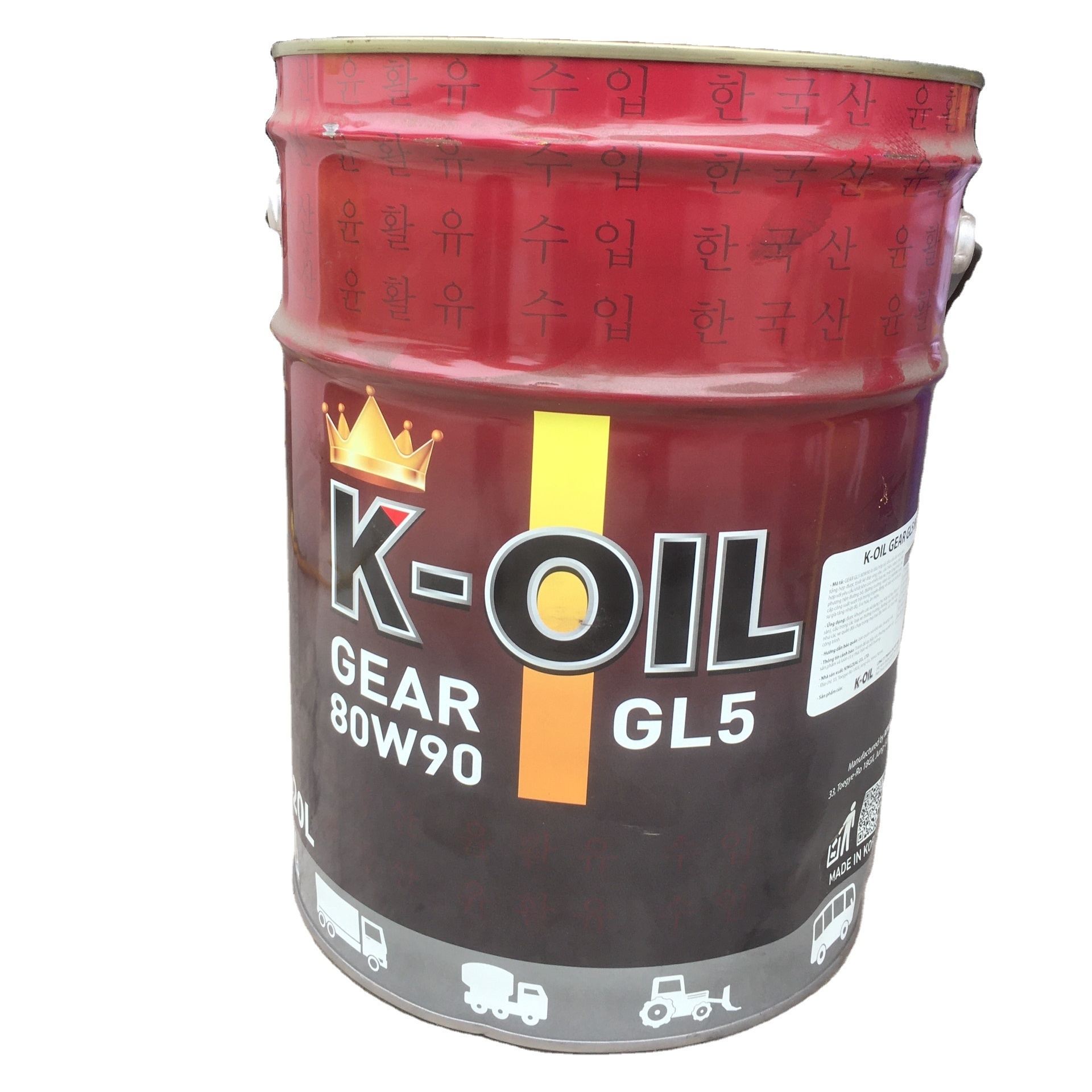 K-Oil GEAR GL-5 80W90, provides outstanding power transfer performance and lower price from Vietnam manufacturer