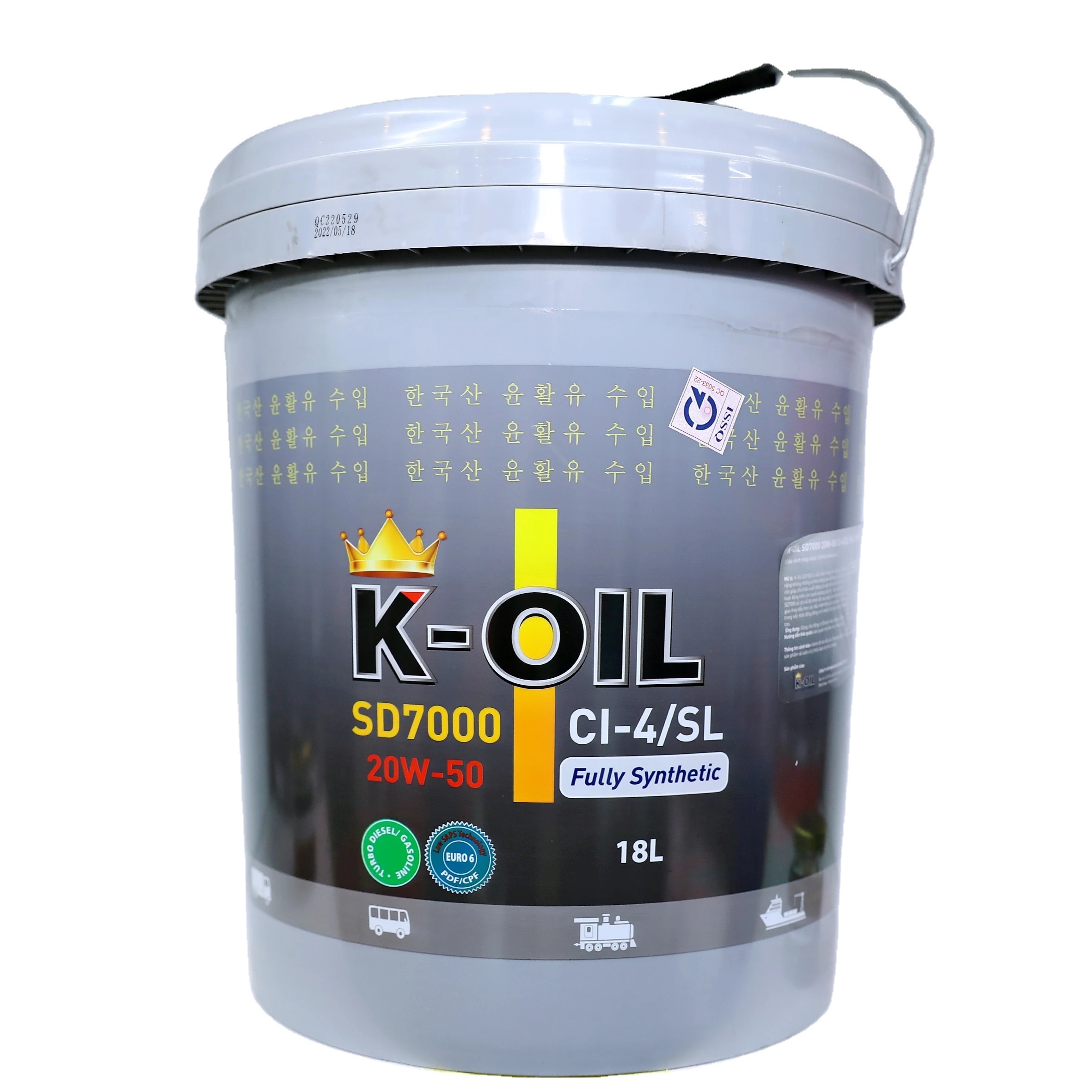 K-OIL SD7000 15W40/20W50 CI-4/SL FULLY SYNTHETIC  oil  and wholesale  use for construction machinery  factory in Vietnam