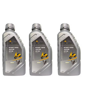 K-Oil M700 4AT engine oil API SM JASO MB 20W40 good quality semi synthetic motor oil cheap price for vehicles factory in Vietnam