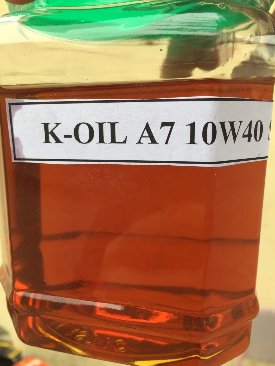 K-Oil A7 motor oil SAE 10W40 API SN/CF maximizes fuel economy engine oil manufacturer price for automotive applications Korea