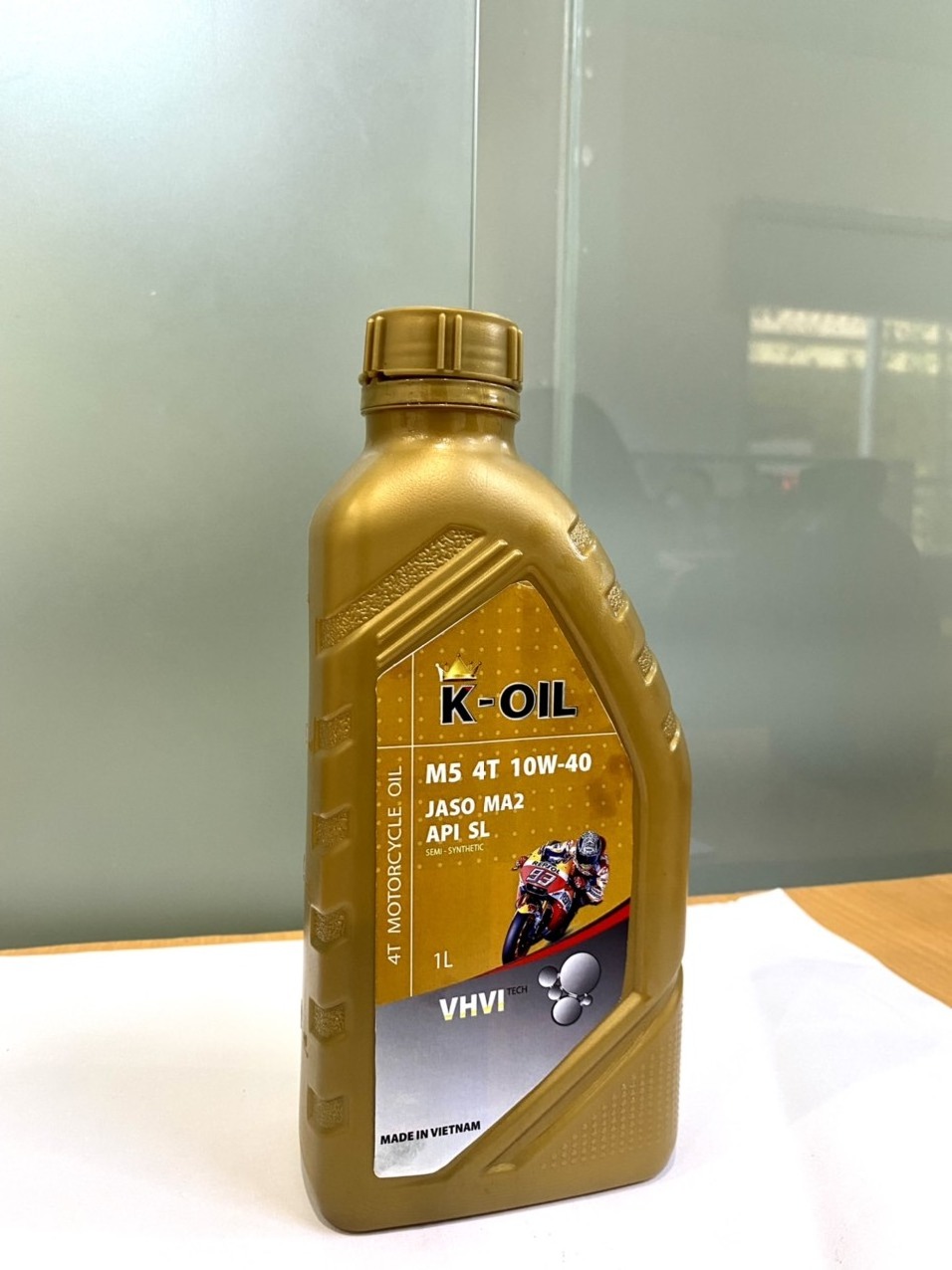 K-OIL 4AT M7 engine oil 20W-40 JASO MB  SM   excellent protection OEM cheap price for 4-stroke motorcycles Vietnam manufacturer