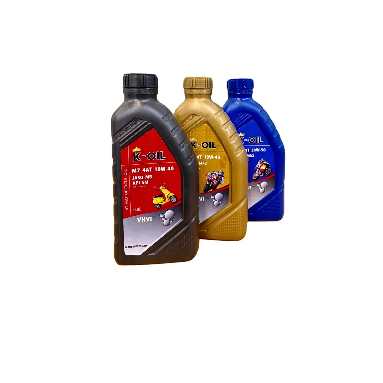 K-OIL 4AT M7 engine oil 20W-40 JASO MB  SM   excellent protection OEM cheap price for 4-stroke motorcycles Vietnam manufacturer