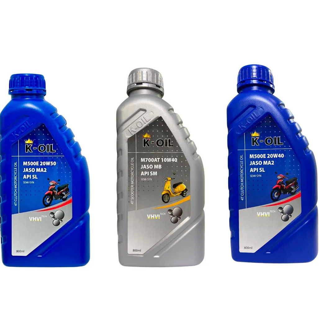 M500E 4T K-OIL  motor oil  20W-40 JASO MA2 API SL   excellent thermal  OEM wholesale  for vehicles made in Vietnam