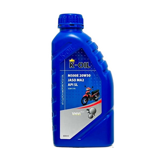 M5 4T K-OIL  motor oil  JASO MA2 20W-50 API SL    smooth ride good performance   oil cheap price for vehicles from Vietnam