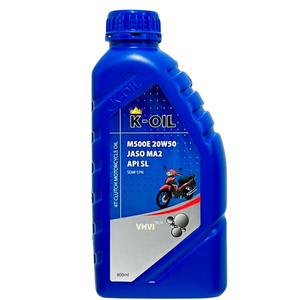 Vietnam K-OIL M500E 4T 20W40/20W50 JASO MA2 API SL  motorcycle oil, high quality and wholesale, good quality