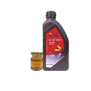 M7 4AT K-OIL  motor oil  API SM 20W-40 JASO MB good standard  semi synthetic motor oil factory price made in Vietnam