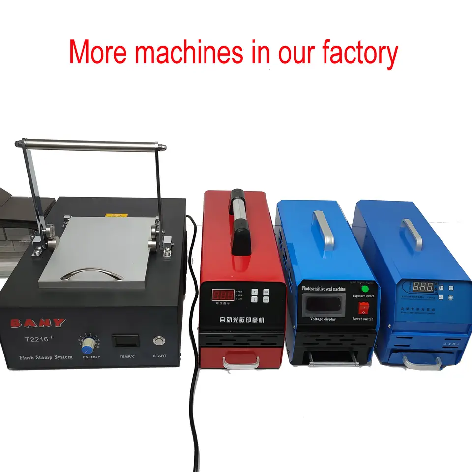 220V 110V Full Automatic Rubber Photo Sensitive Flash Stamp Machine Seal Maker Photosensitive Seal Stamping Making Machines