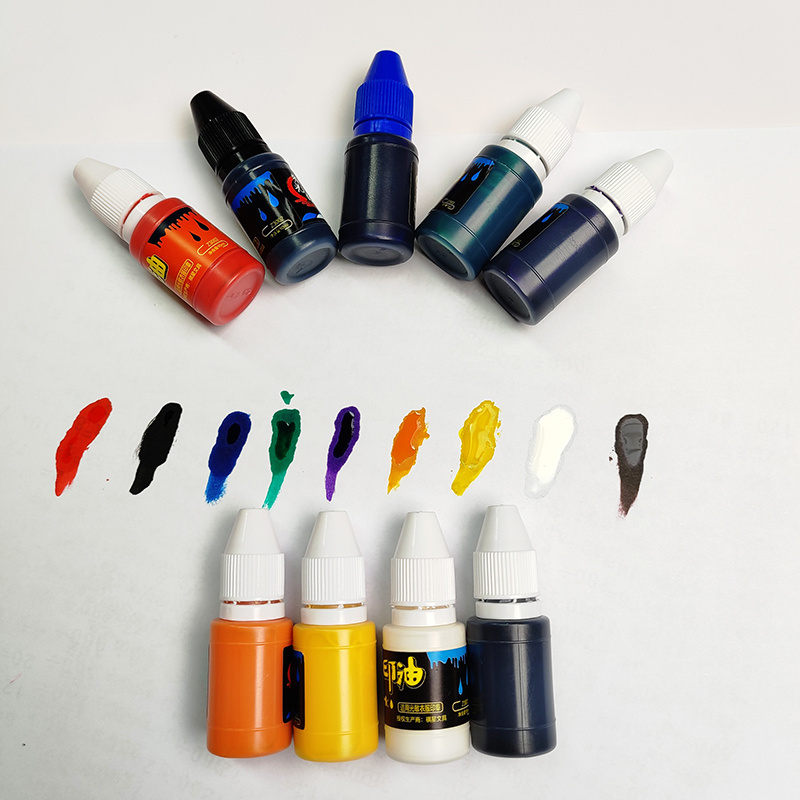 Best 10ML Fabric ink  Seal Stamp Ink High Quality Flash Stamp Ink