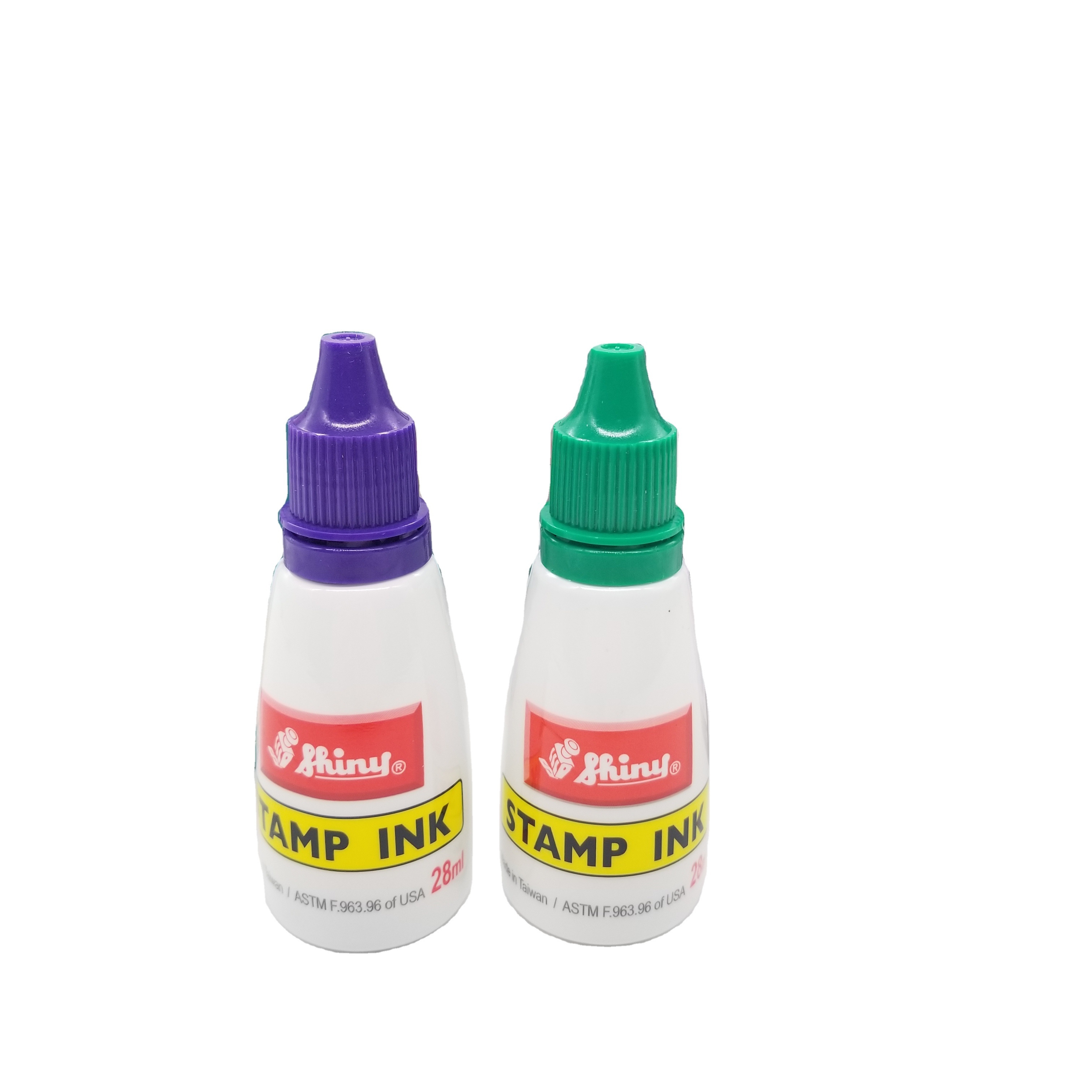 28ml small bottle oil-based fabric Printing Flash Self Inking Stamp Ink for Shiny Ink Pad