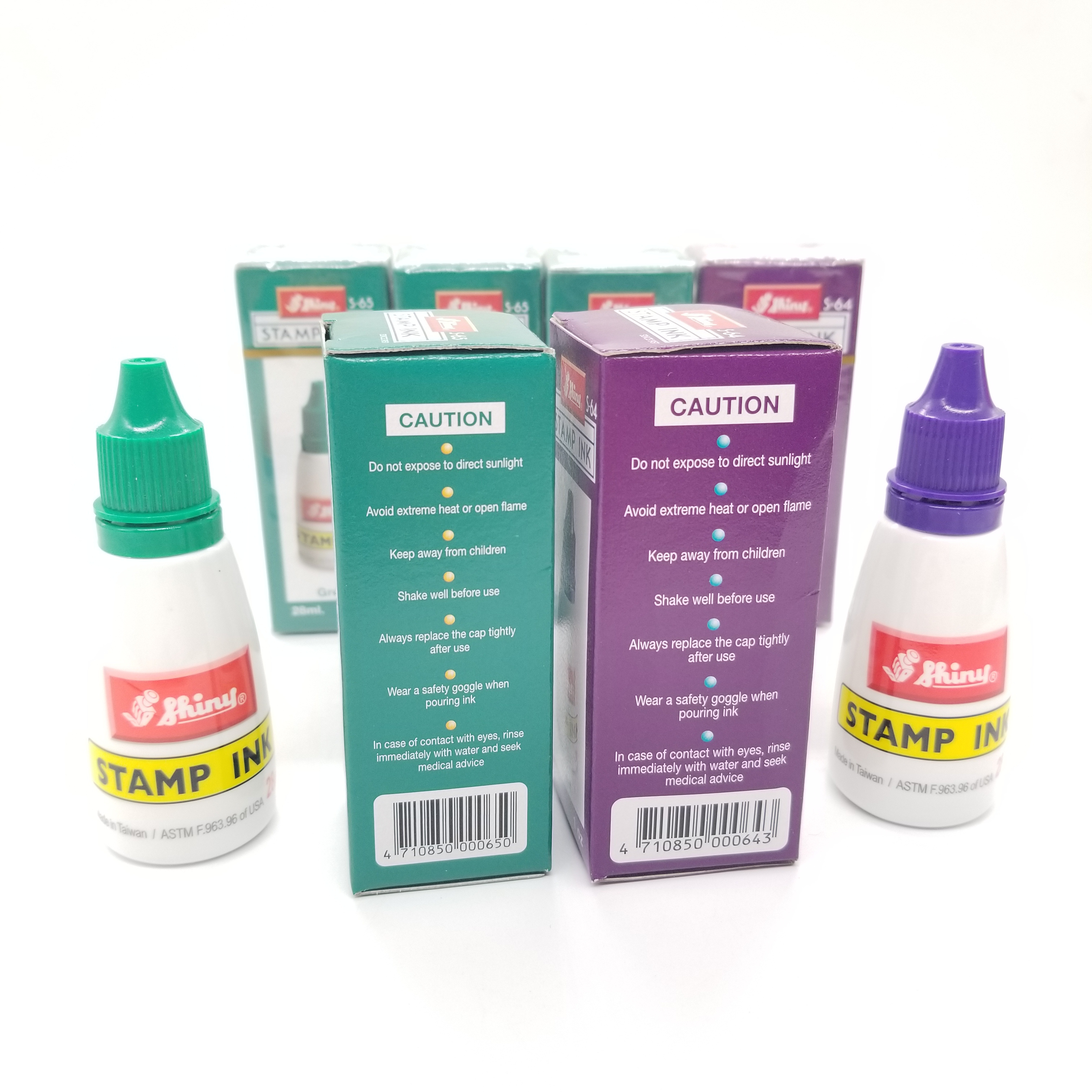 28ml small bottle oil-based fabric Printing Flash Self Inking Stamp Ink for Shiny Ink Pad