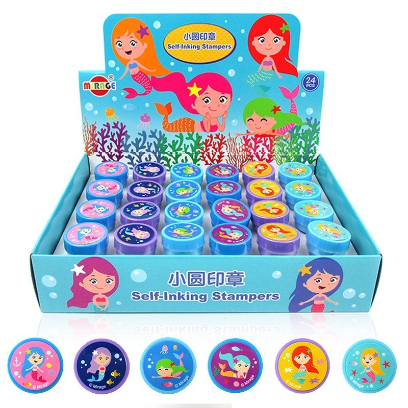 Colorful EVA Foam Kids Stamp Set Plastic Handle Custom EVA Stamp Set