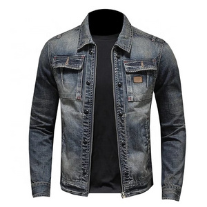 Men's Stylish Jean Jacket Casual Wear OEM Wholesale High Quality Mens Cotton Jeans Jacket Custom Mens Denim Jacket in whole sale