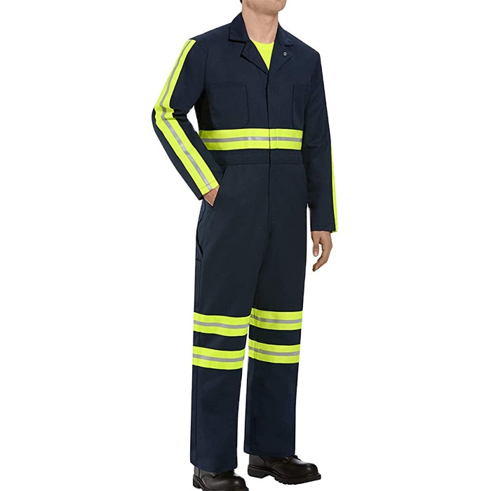 Wholesale Cheaper Price Security Uniform Working Coverall With Reflective Overall Work Suit Work Clothes hot selling safety suit