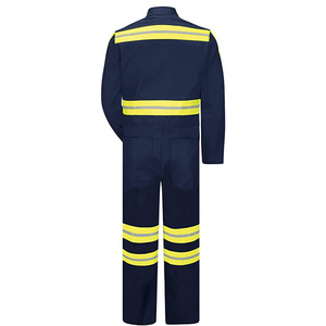 Wholesale Cheaper Price Security Uniform Working Coverall With Reflective Overall Work Suit Work Clothes hot selling safety suit