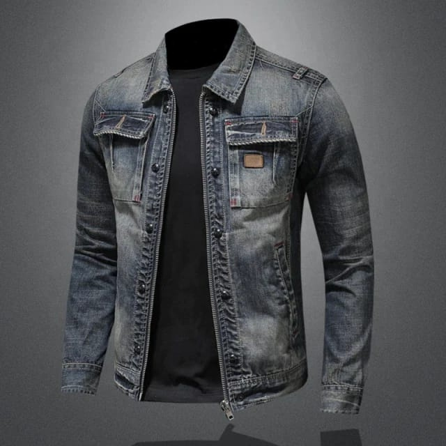 Men's Stylish Jean Jacket Casual Wear OEM Wholesale High Quality Mens Cotton Jeans Jacket Custom Mens Denim Jacket in whole sale