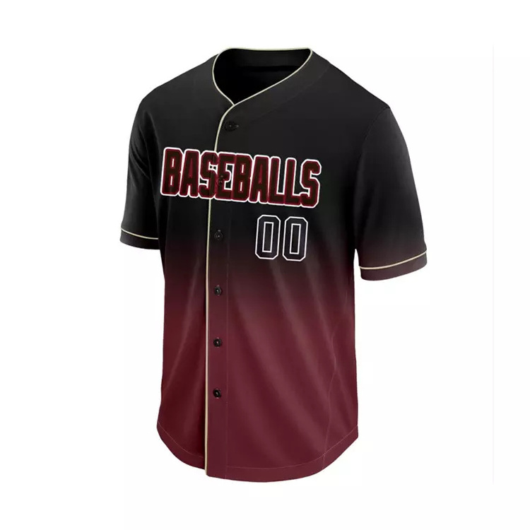 Pure Wholesale Custom Cheap Baseball Jersey Outdoor Hot Sell Baseball Uniform For Pakistan plus size men's sports wear jersey