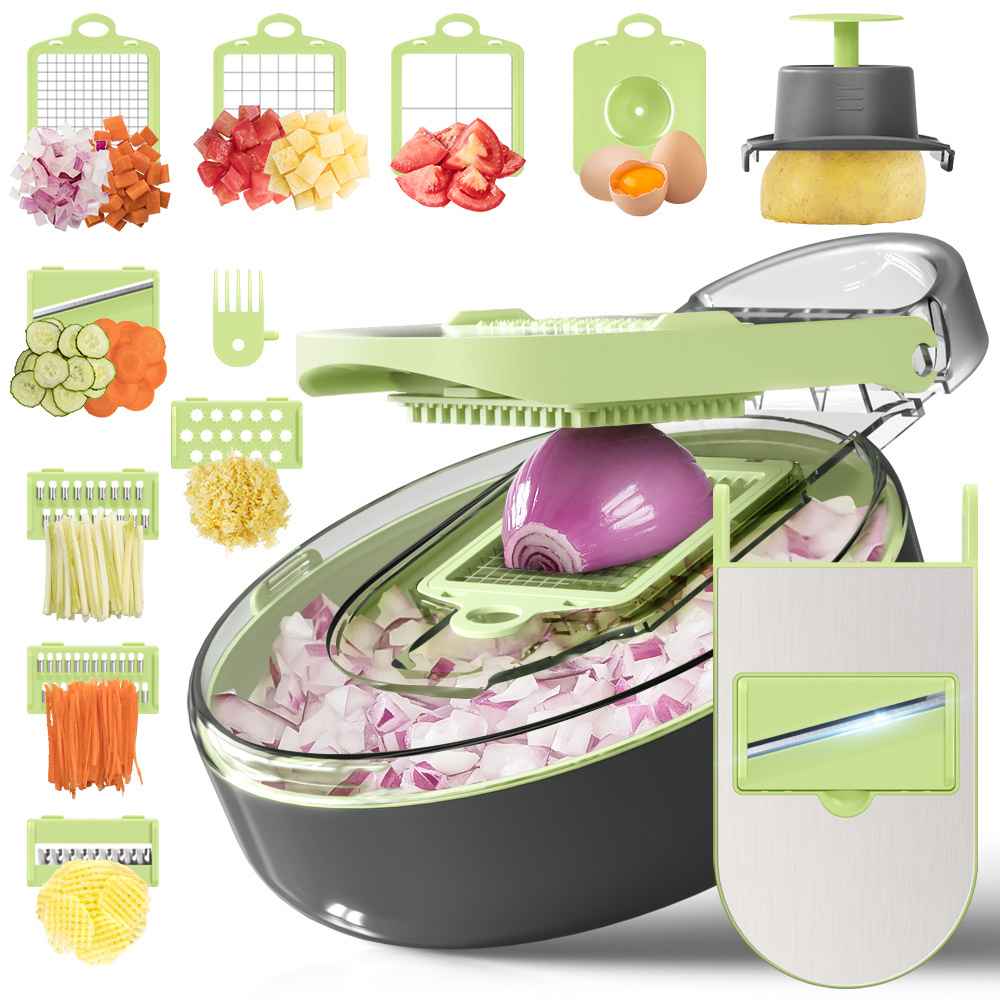 Kitchen manual mandoline slicer vegetable cutter chopper dicer