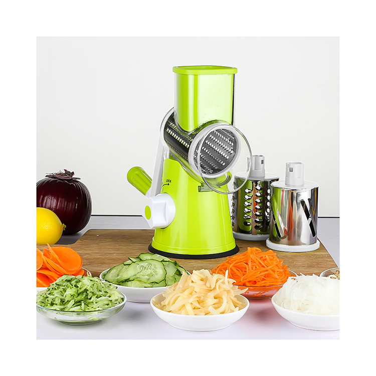 Multifunctional customizable adjustable mandoline with 5 blades manual vegetable slicer