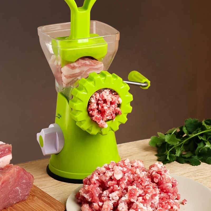 Plastic Manual Ground Beef Chopper with Sausage Filling meat grinder