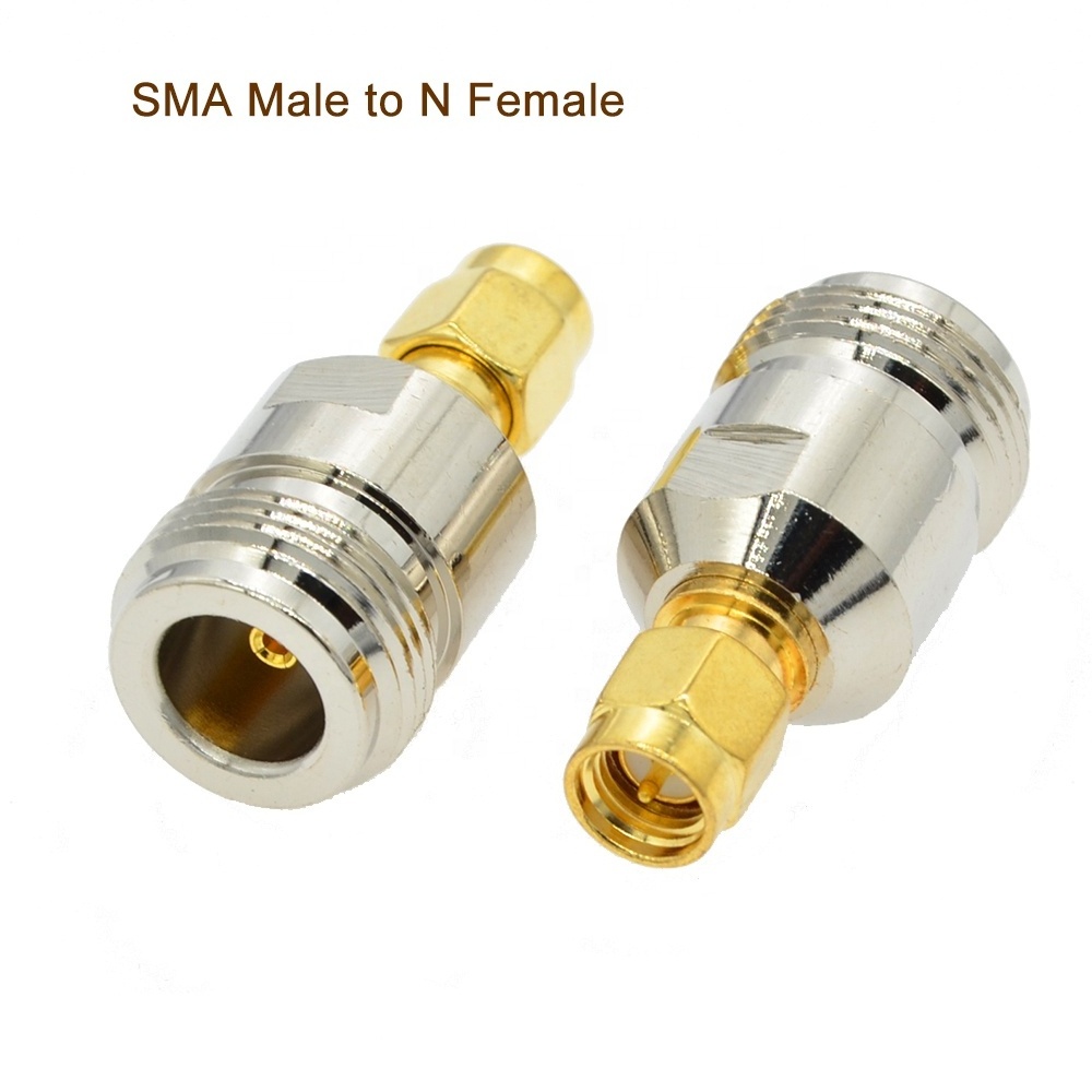 one-stop-service RF Connectors SMA to SMA UHF N BNC TNC F Male to Female Adapter connectors