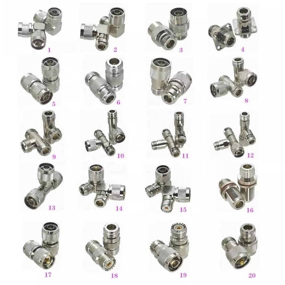 One-stop-service rf connectors RP SMA SMB SMC MCX MMCX BNC TNC N UHF F CRC9 TS9 male female adapters converters plugs connectors