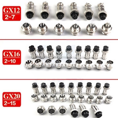 Aviation plug GX12 GX16 GX20-2/3/4/5/6/7/8 PIN cable connectors