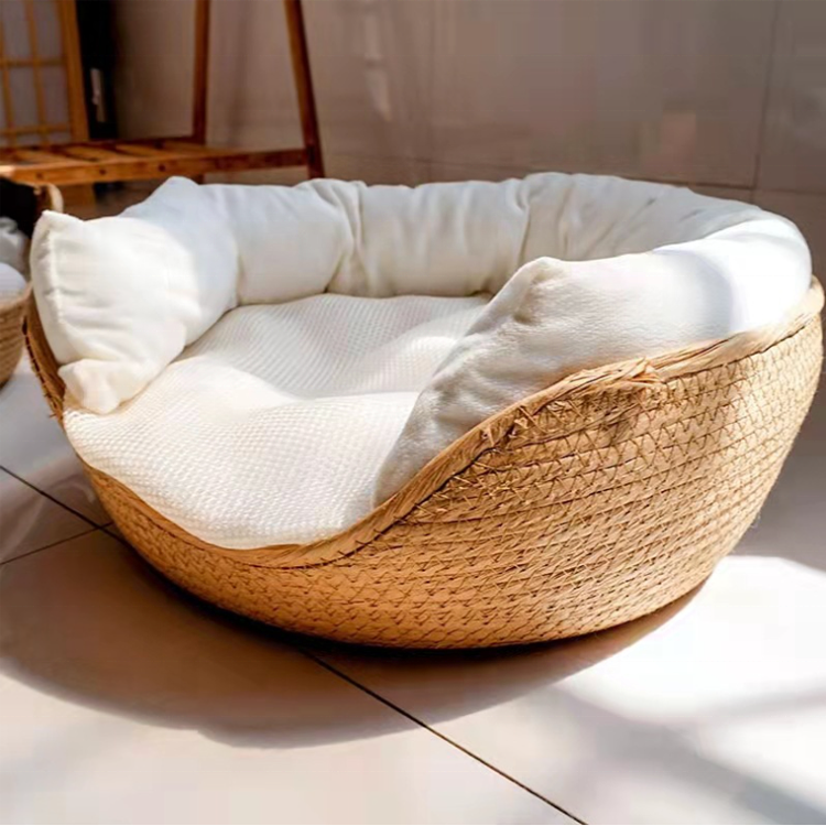 Amazon-pet best selling rattan animal bed pet supplies top dog products top sellers relaxing beds for dogs