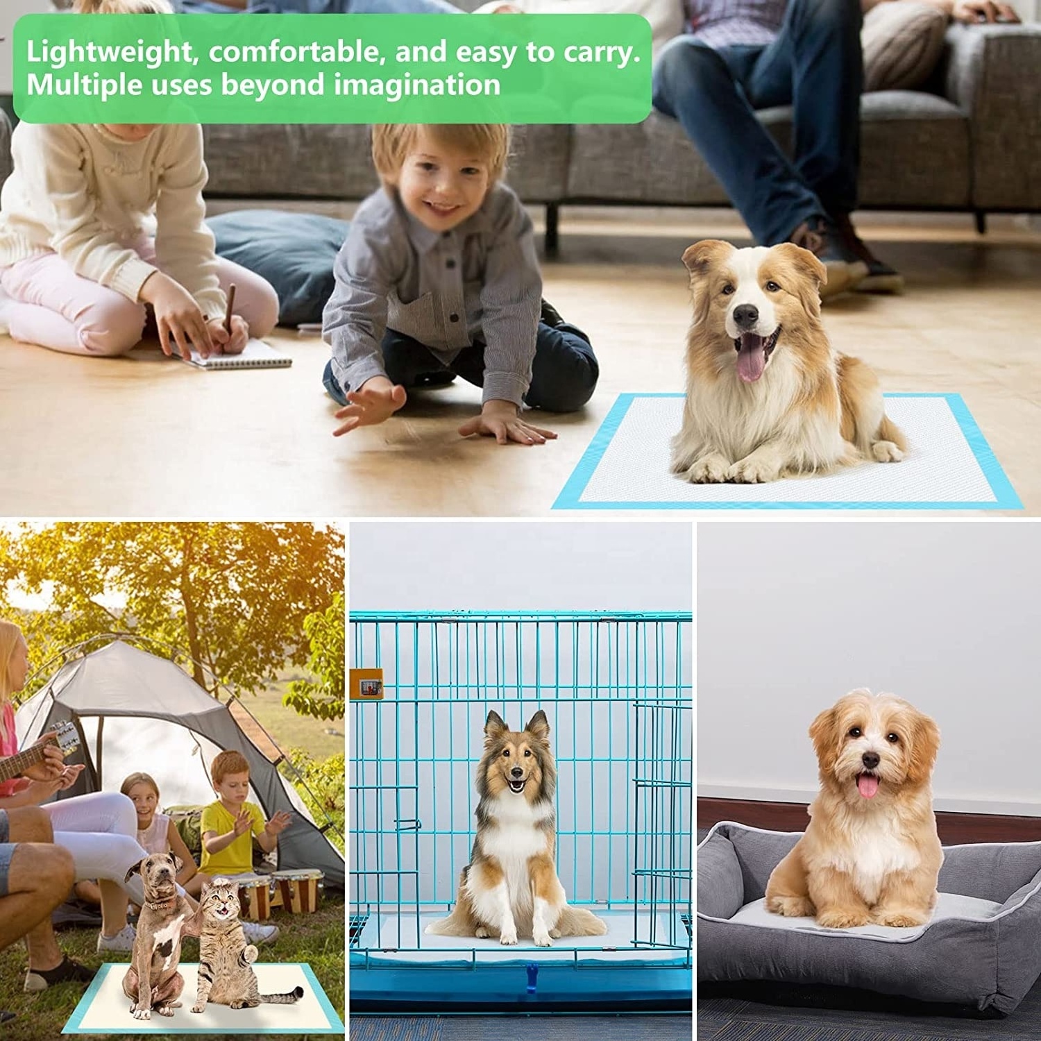 Wholesalers Disposable Puppy Pet Absorbent pee pet dog diapers disposable for sale dog diaper Training Pee Pad Mat