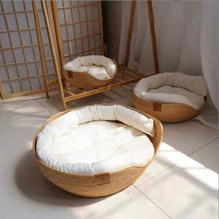 Amazon-pet best selling rattan animal bed pet supplies top dog products top sellers relaxing beds for dogs