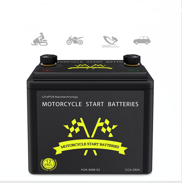 KOK POWER A123 4S3P LiFePO4 12V 7500mAH 390CCA motorcycle start battery