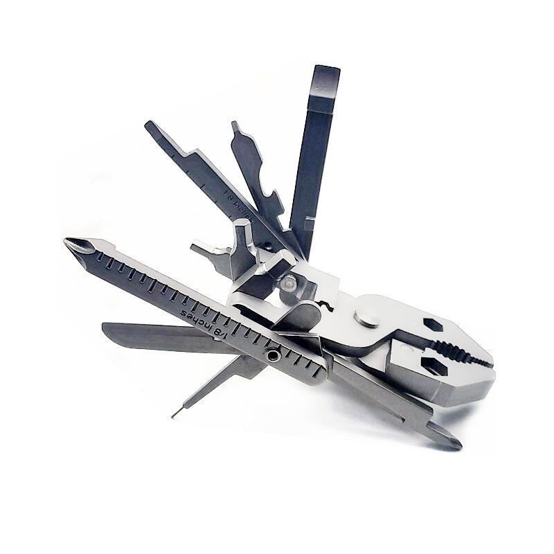 Kolarwin Survival gear 25 in 1 Stainless Steel Folding Universal Portable Screwdriver Outdoor Multipurpose Multi Tool Pliers