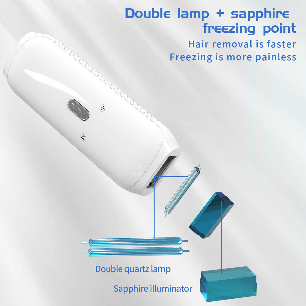 Sapphire IPL lazer hair removal Quartz lamp tube hair removal laser machine for Body Bikini Legs Arms Electric epilator