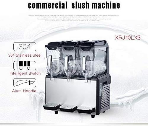 Kolice Free shipment10Lx2 commercial home ice slush used slush machine