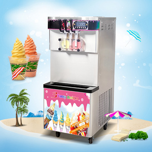 ETL NSF CE Rohs Certificate Approval 3 Flavors Taylor Commercial Automatic Vending Frozen Yogurt Soft Ice Cream Machine