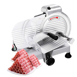 8 Inch Blade Electric Food Slicer Grinder Home Meat Slicer Machine Commercial Deli Meat Cheese Beef Mutton Turkey Cutter