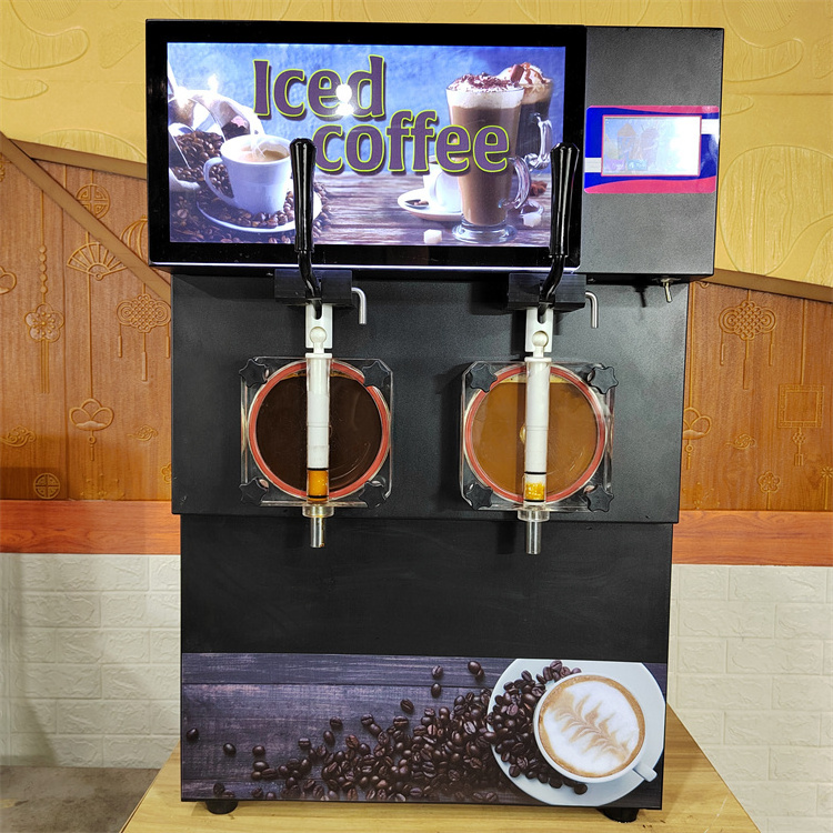 Kolice New design espresso machines iced coffee frozen drink commercial vending machine soft ice cream machine